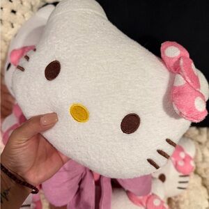 Hello Kitty Plush with Pink Polka Dot Bow